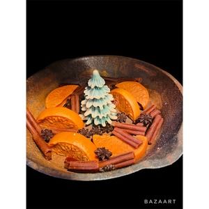Primitive Christmas Orange Pine and Clove Scented Wax Melts / Tarts